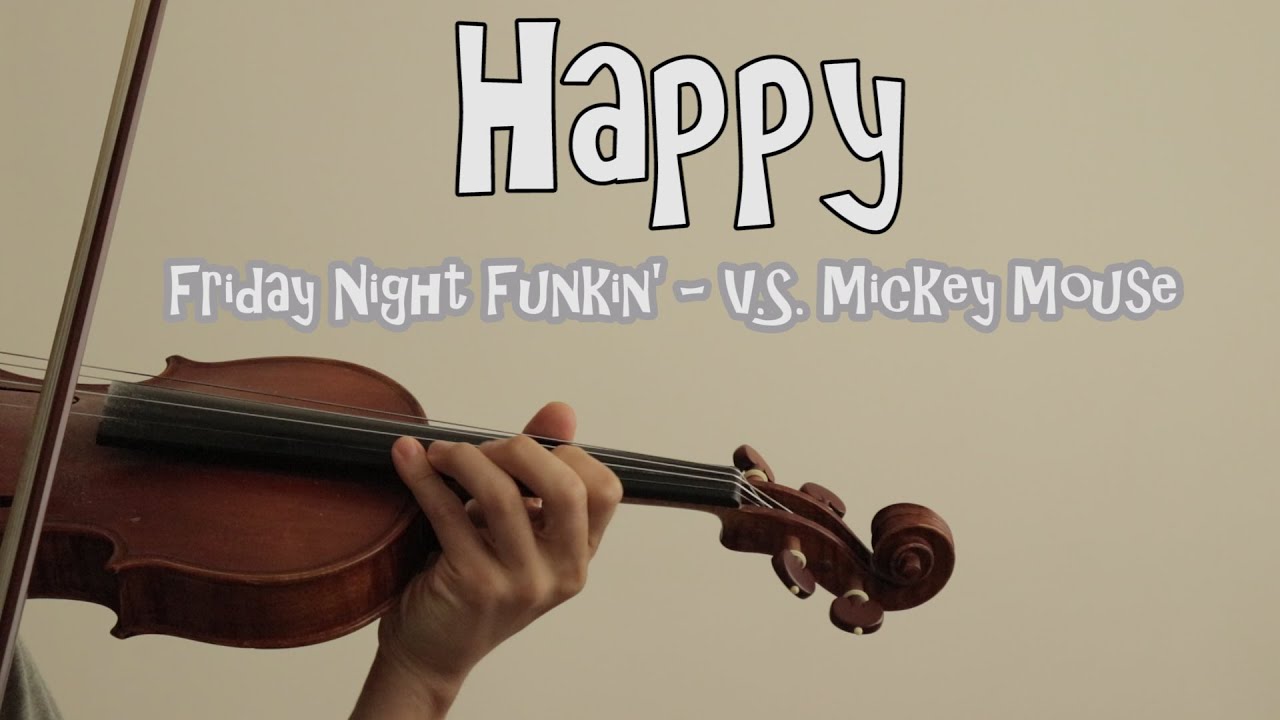 Friday Night Funkin' - V.S. Mickey Mouse - Happy - Violin Cover