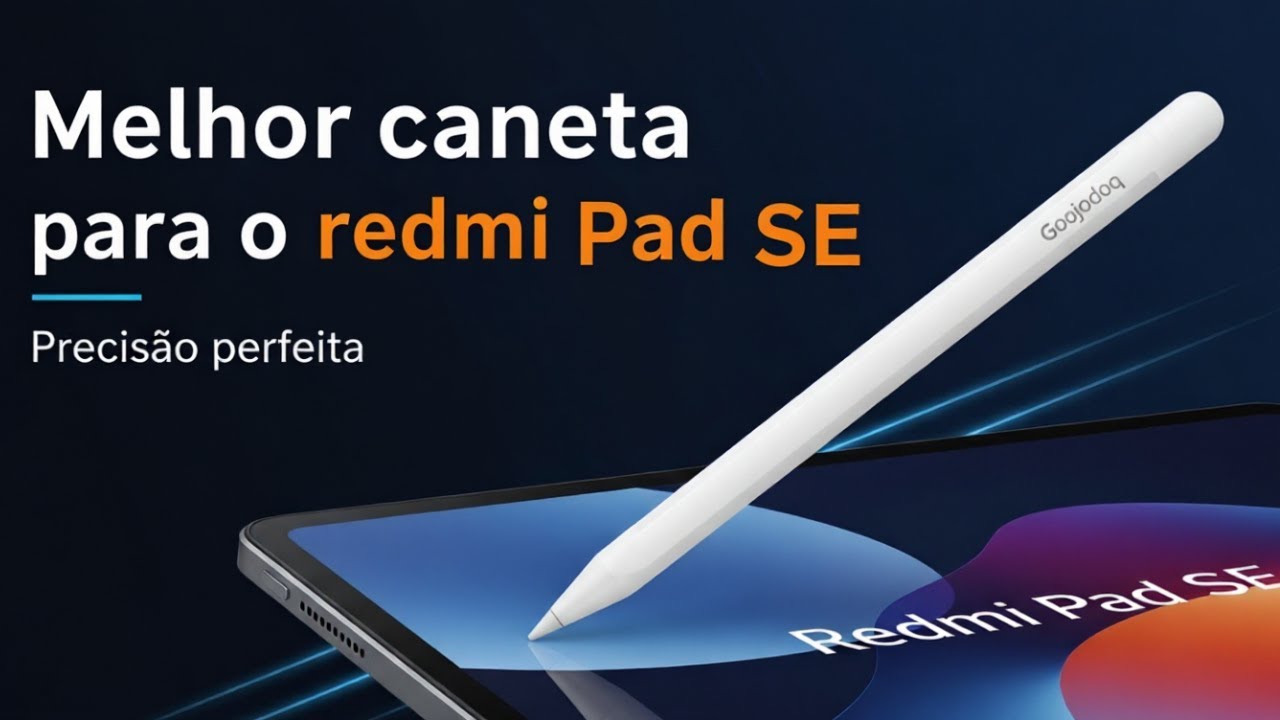 Melhor caneta para Redmi Pad SE? Teste real com a Goojodoq! #estudos #redmipadse