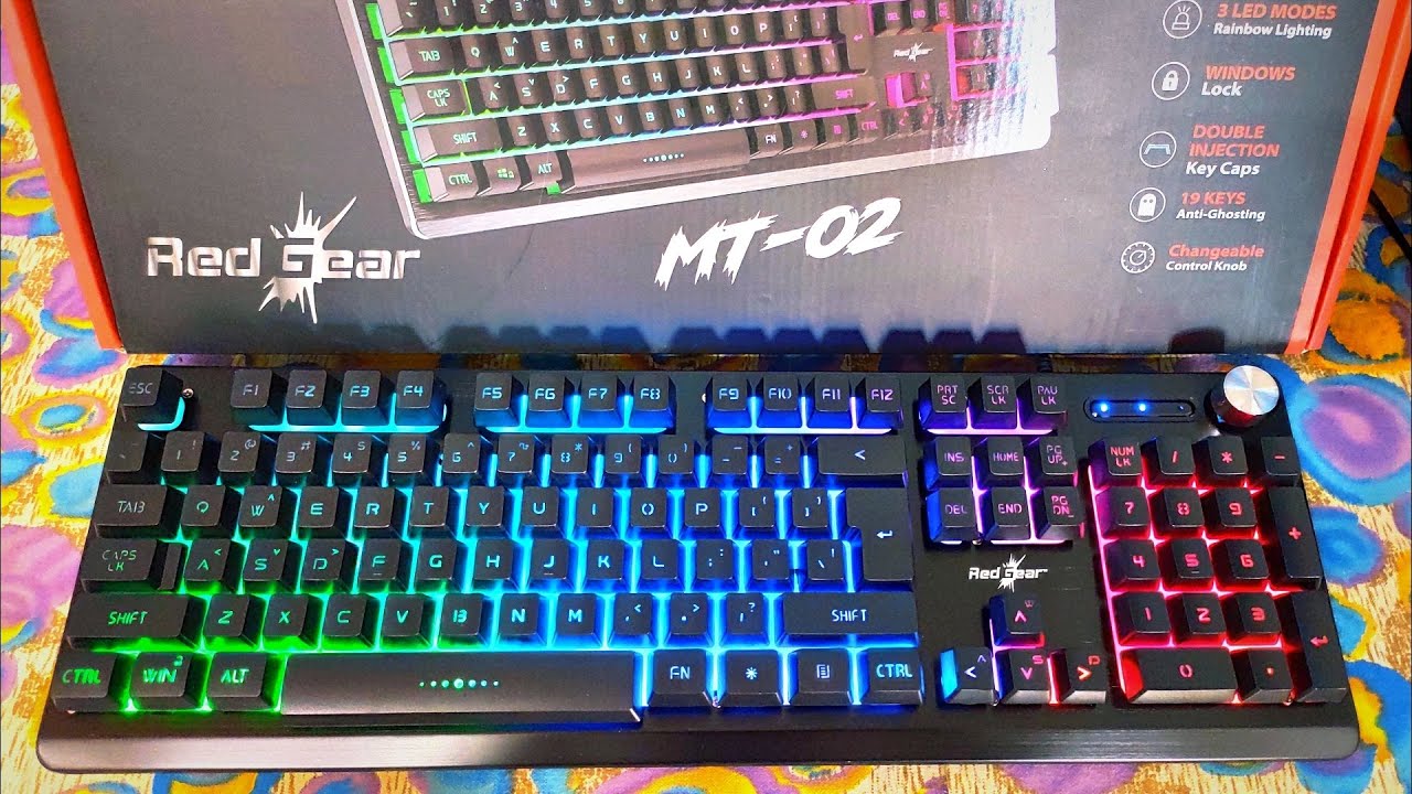 Redgear MT02 Keyboard unboxing || gaming keyboard under 1k