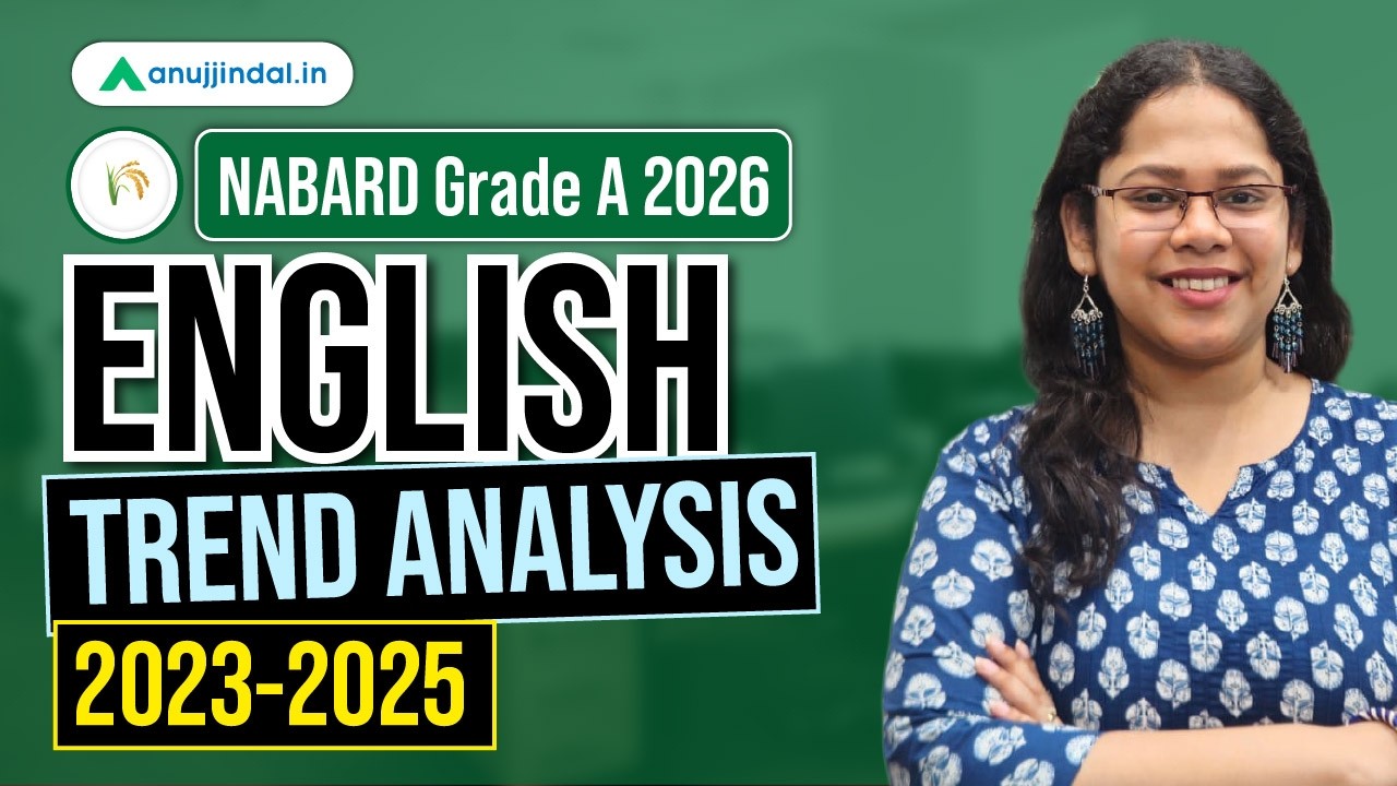 NABARD Grade A 2026 | English Trend Analysis (2023-2025)  | Most Important Topics | Anuj Jindal