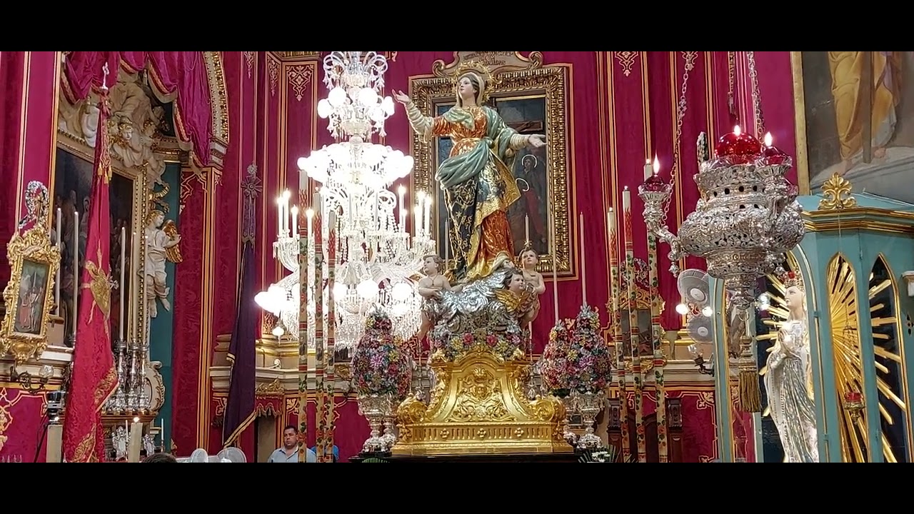 Funzjoni tal-ahhar Tridu ~ O gloriosa virginum u Hodie Maria Virgo ~ Qrendi Malta.
