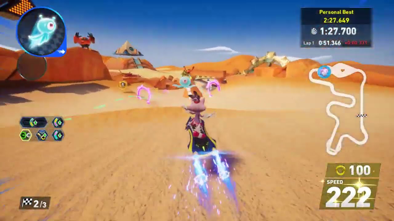 Sand Road S-Rank (2:26.776) Sonic Racing: Crossworlds