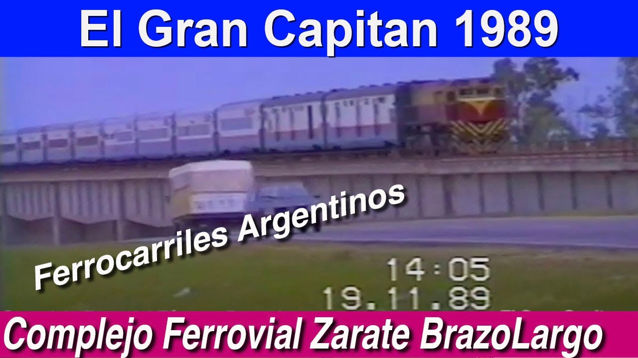 1989 Complejo Ferrovial Zárate   Brazo Largo- Argentina - El Gran Capitan
