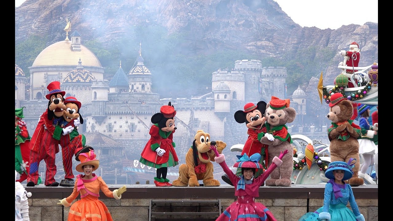 ºoº [ ミッキー広場 全体 ]  ディズニー・パーフェクト・クリスマス  ディズニーシー 2017 TDS Disney Perfect Christmas show