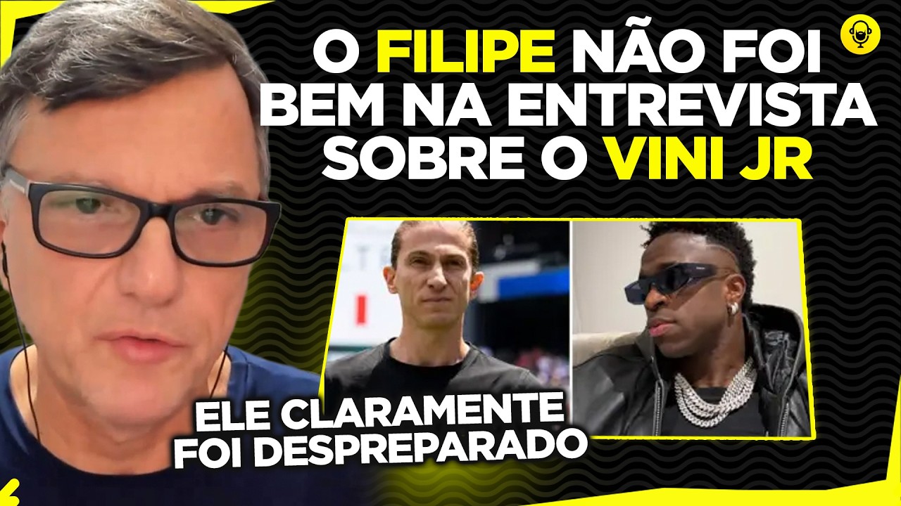 MAURO CEZAR FALA SOBRE O POSICIONAMENTO DE FILIPE LUÍS SOBRE O CASO DE RACISMO DE VINI JR