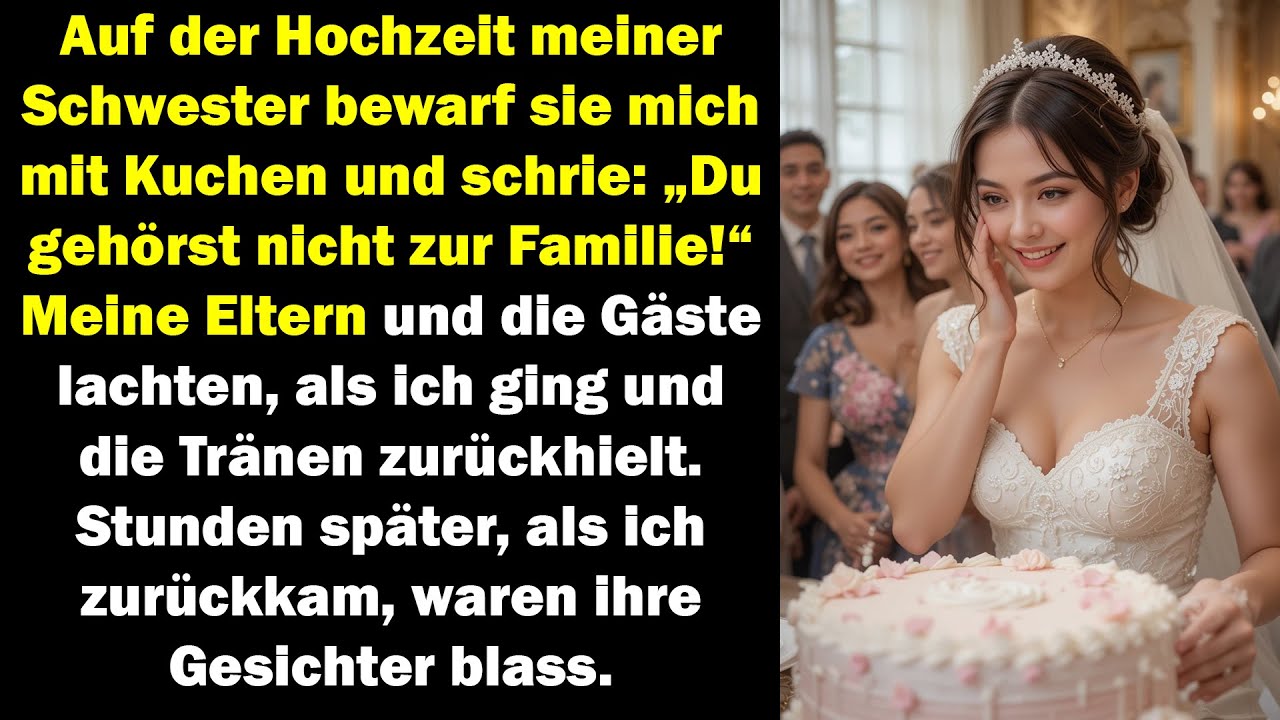 Meine Schwester demütigte mich auf ihrer Hochzeit, doch als ich zurückkam, erstarrten alle.