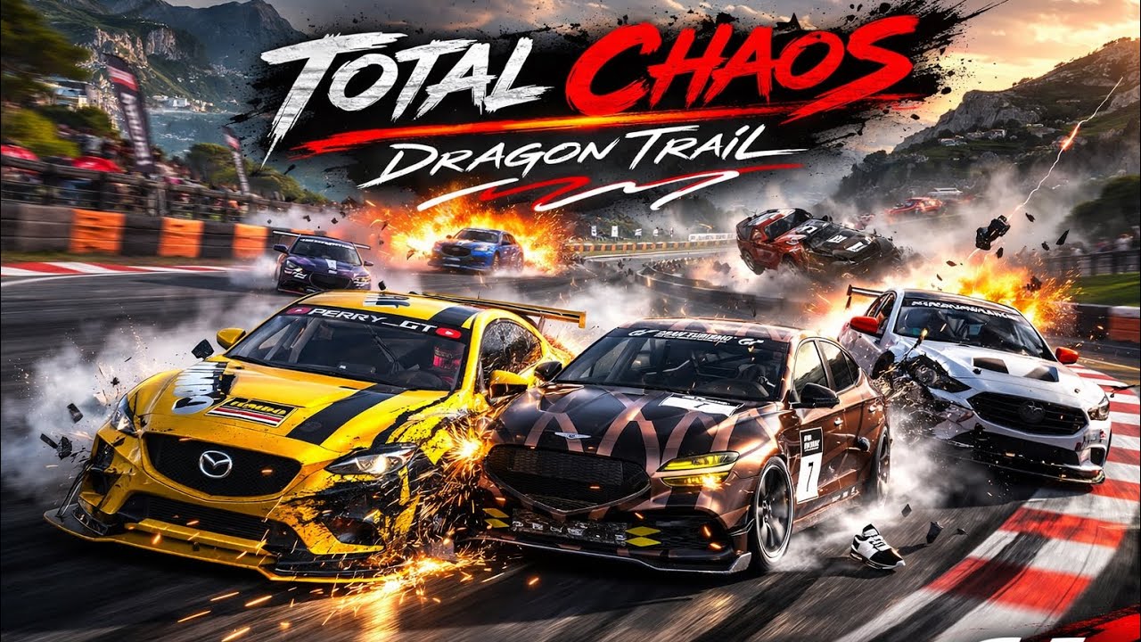Gran Turismo 7: TOTAL CHAOS😱 at Dragon Trail | Daily Race B | Atenza Gr. 4