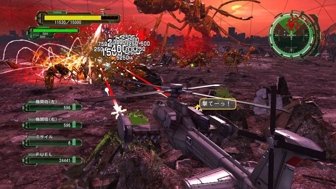 【地球防衛軍6】ヘリ縛り DLC2 M37 黄金船団 INF レイダー
