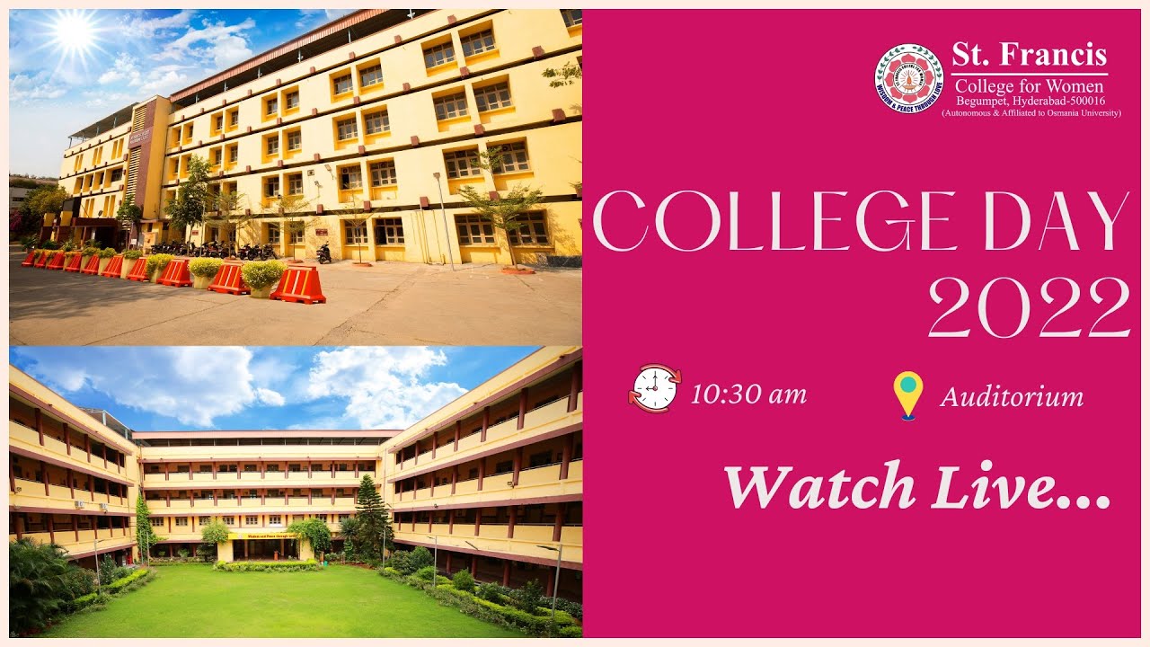 College Day 2022 || St. Francis College for Women | SFC