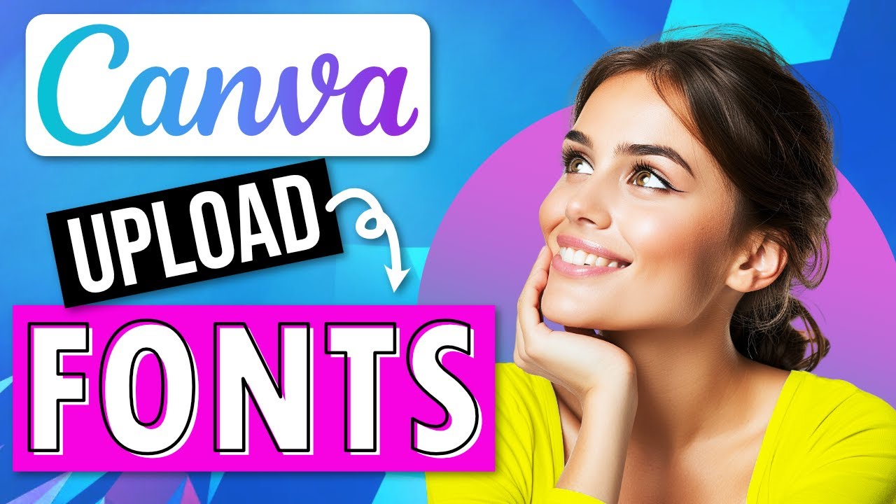 Как загрузить шрифты в Canva