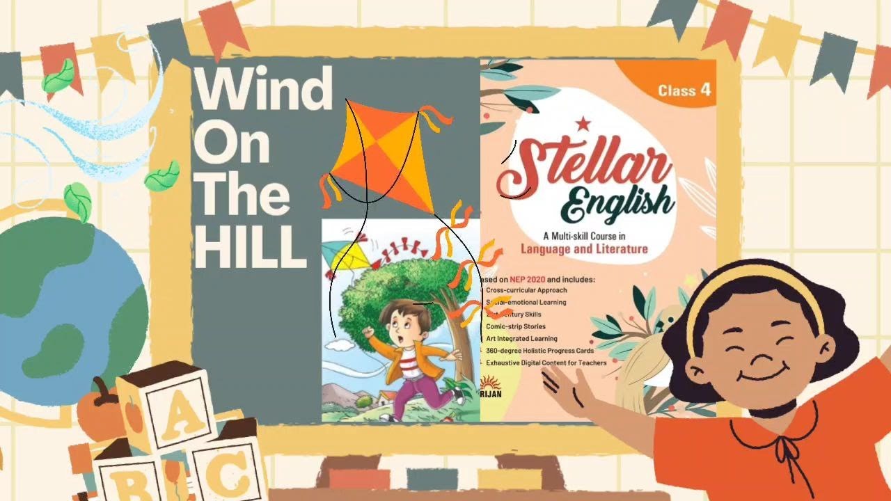 Wind on the Hill 🌬️ #english to #hindi #poem 📚 Easy for #Kids 👧🧒 #study_with_pihu 👩‍🎓Stellar English