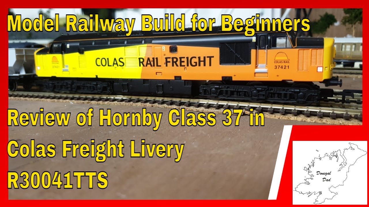 99 Review of Hornby Class 37 in Colas Freight Livery R30041TTS