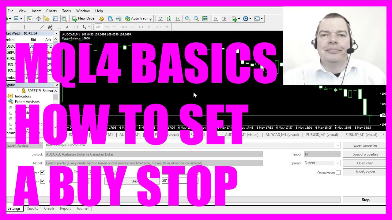 MQL4 TUTORIAL BASICS - 15 HOW TO SET A BUYSTOP