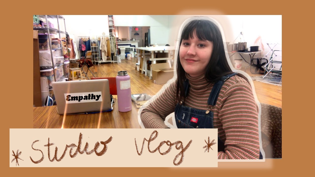 a week in my life ✿ textile artist studio vlog: natural dyeing and packing orders ✿