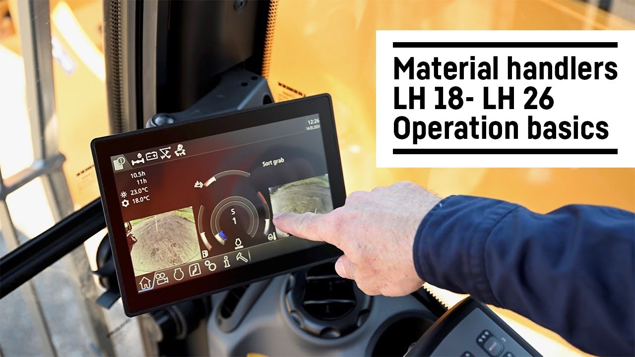 Material handler - LH 18 - LH 26 - Operation basics | Liebherr