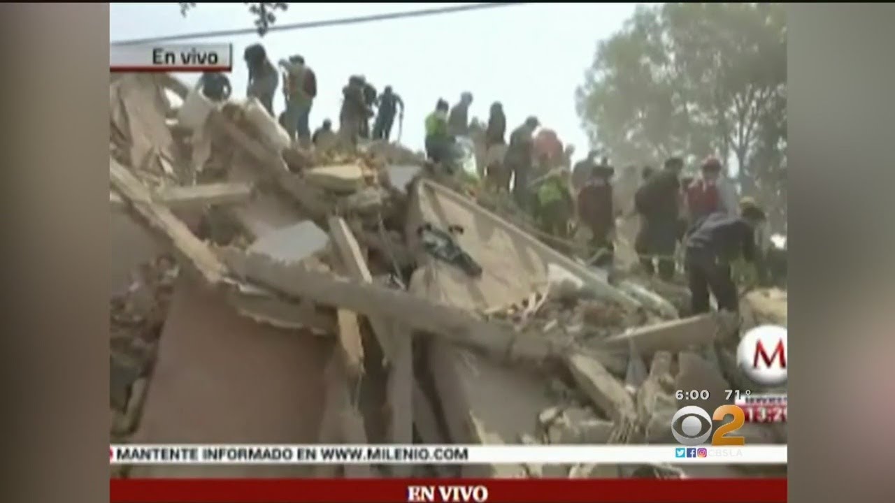 LATEST: 7.1 Magnitude Quake Kills 119 As Buildings Crumble In Mexico