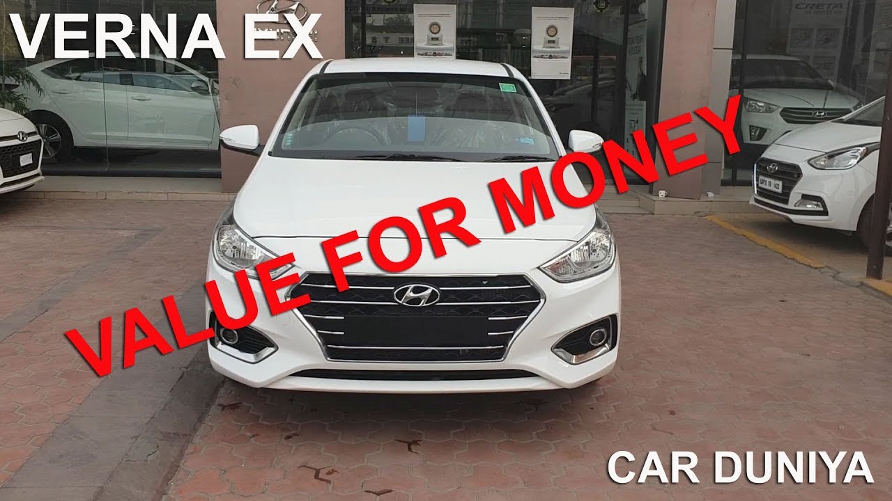 The Nxt Gen Verna EX - Value for Money