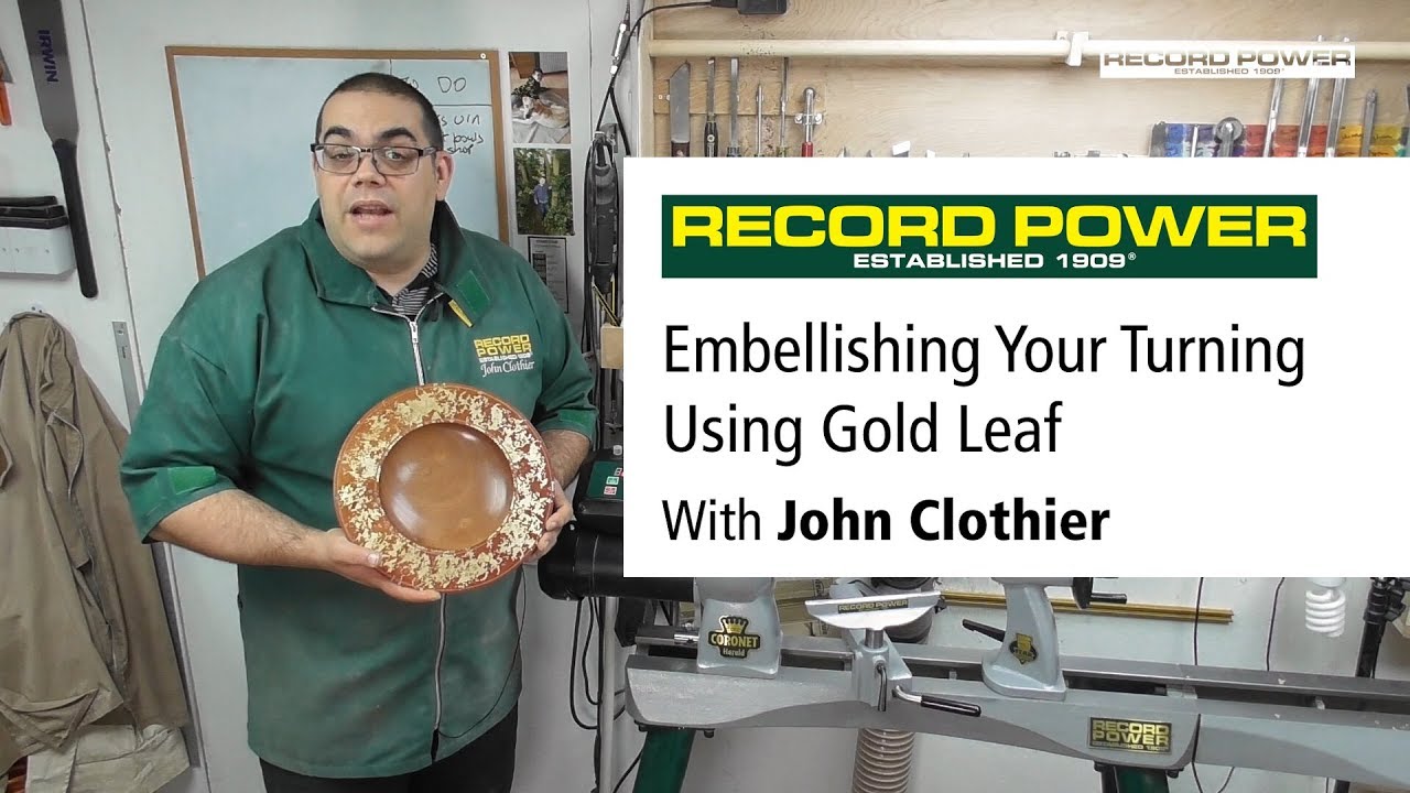 Embellishing Your Turning Using Gold Leaf Project by John Clothier