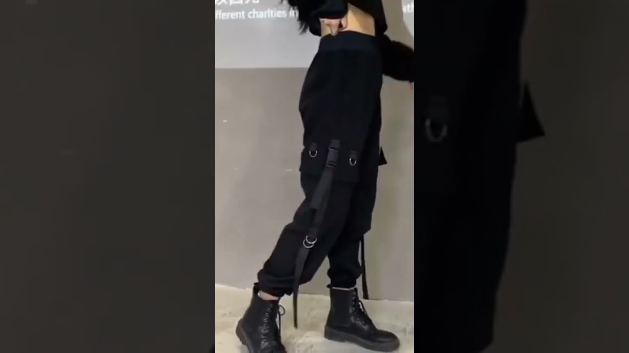 Cyber Techwear Men Cargo Pants |Cyberpunk Techwear Streetwear | Cyber Techwear Style #CyberTechwear
