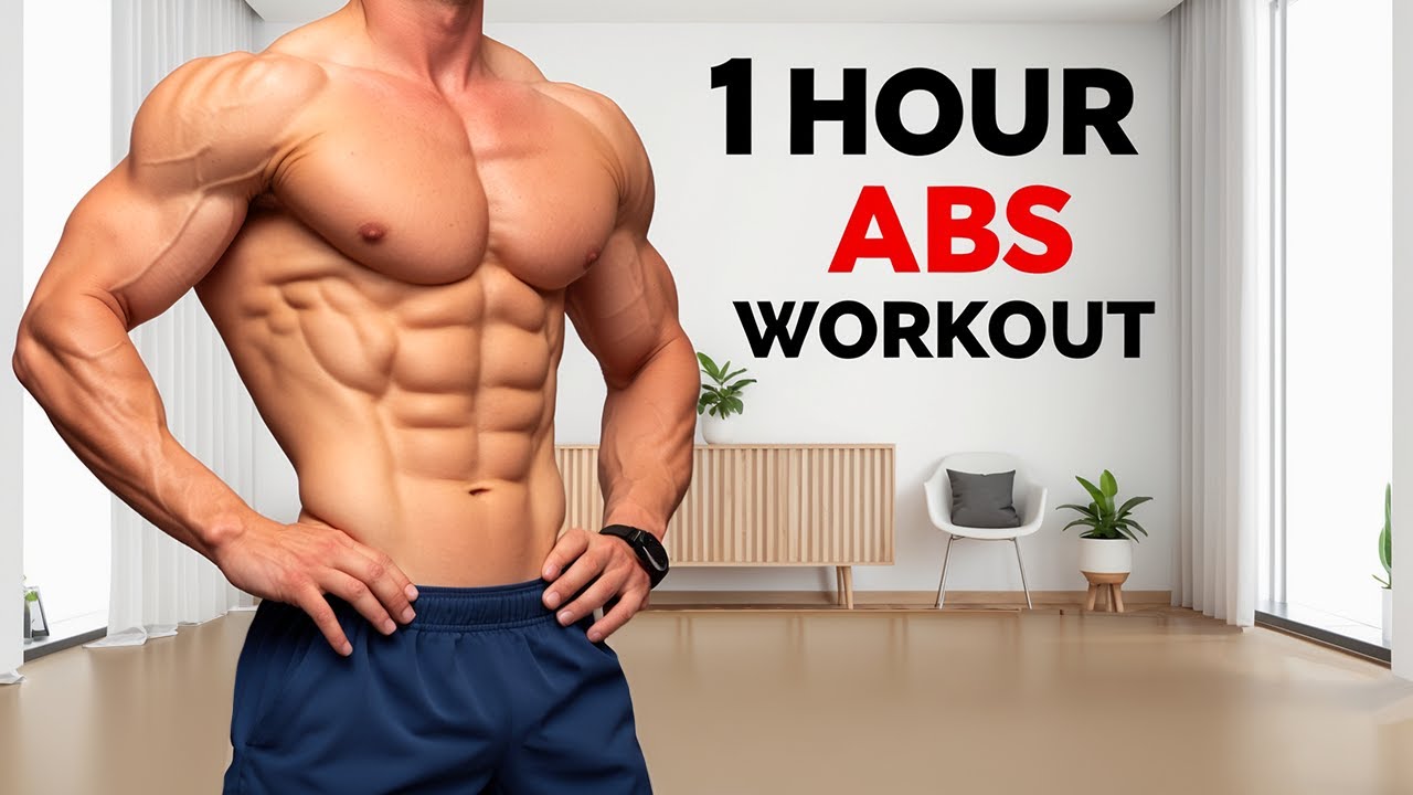 1 Hour Standing Workout for Six Pack Abs – Full Body Fat Burning Exercises