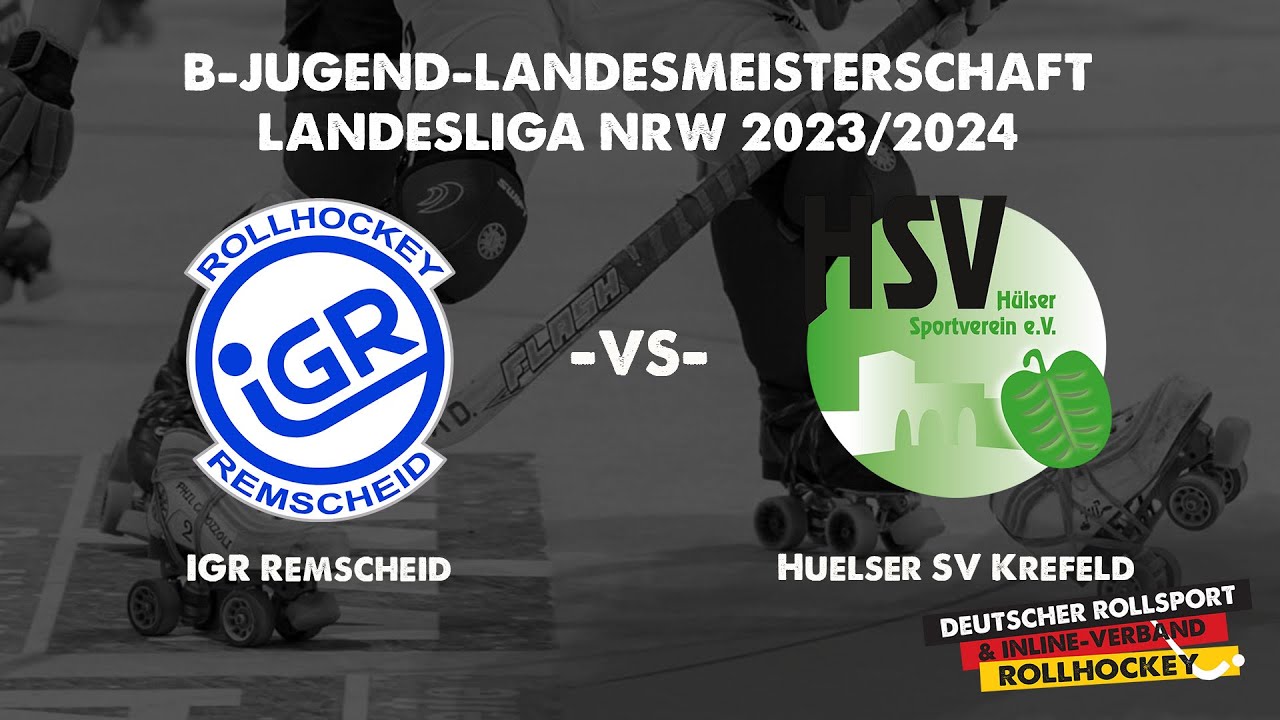 IGR Remscheid -vs- Hülser SV Krefeld - Landesmeisterschaft/Landesliga NRW B-Jugend 2023/2024