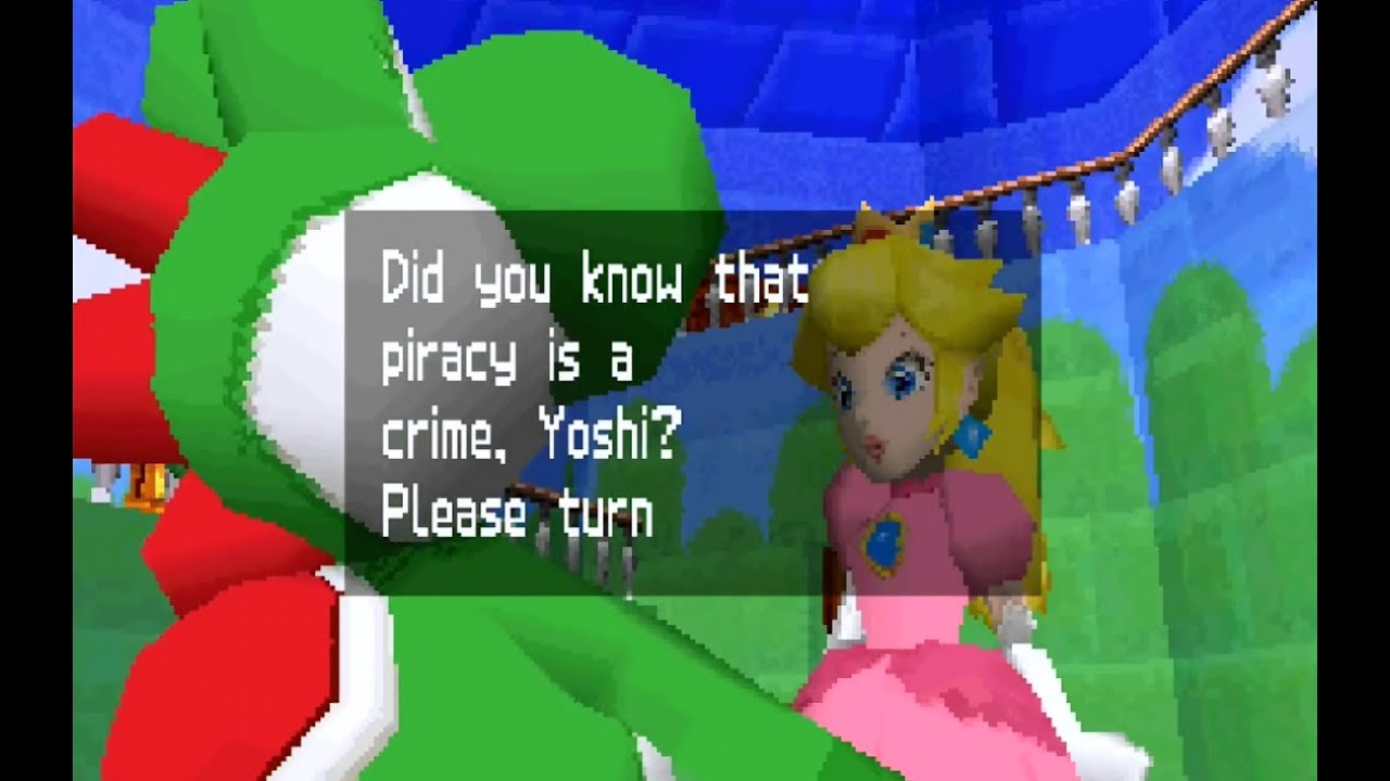 Super Mario 64 DS - Anti Piracy Screen 2