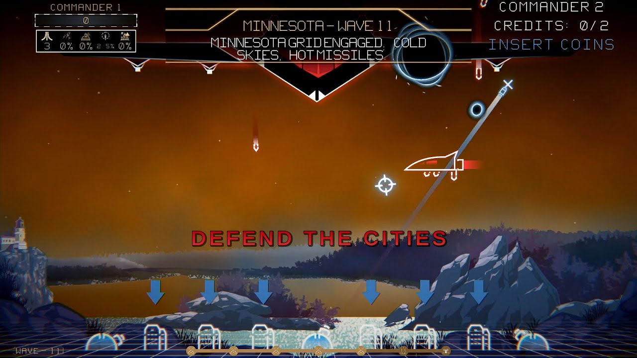 Let's Save Minnesota In Missile Command Recharged: Arcade