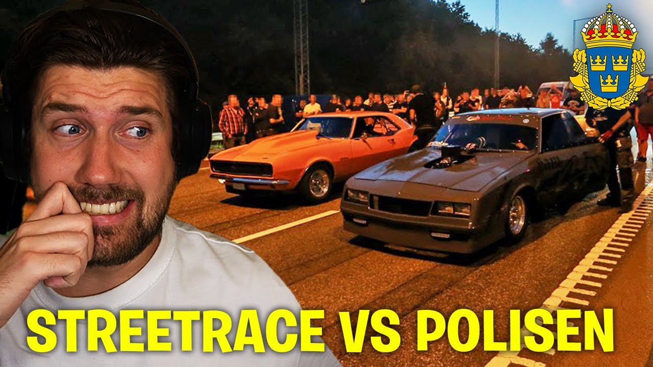 POLISEN BLIR LURADE AV MÄNNISKOR PÅ STREET RACE.. REAGERAR PÅ SVENSK POLISJAKT