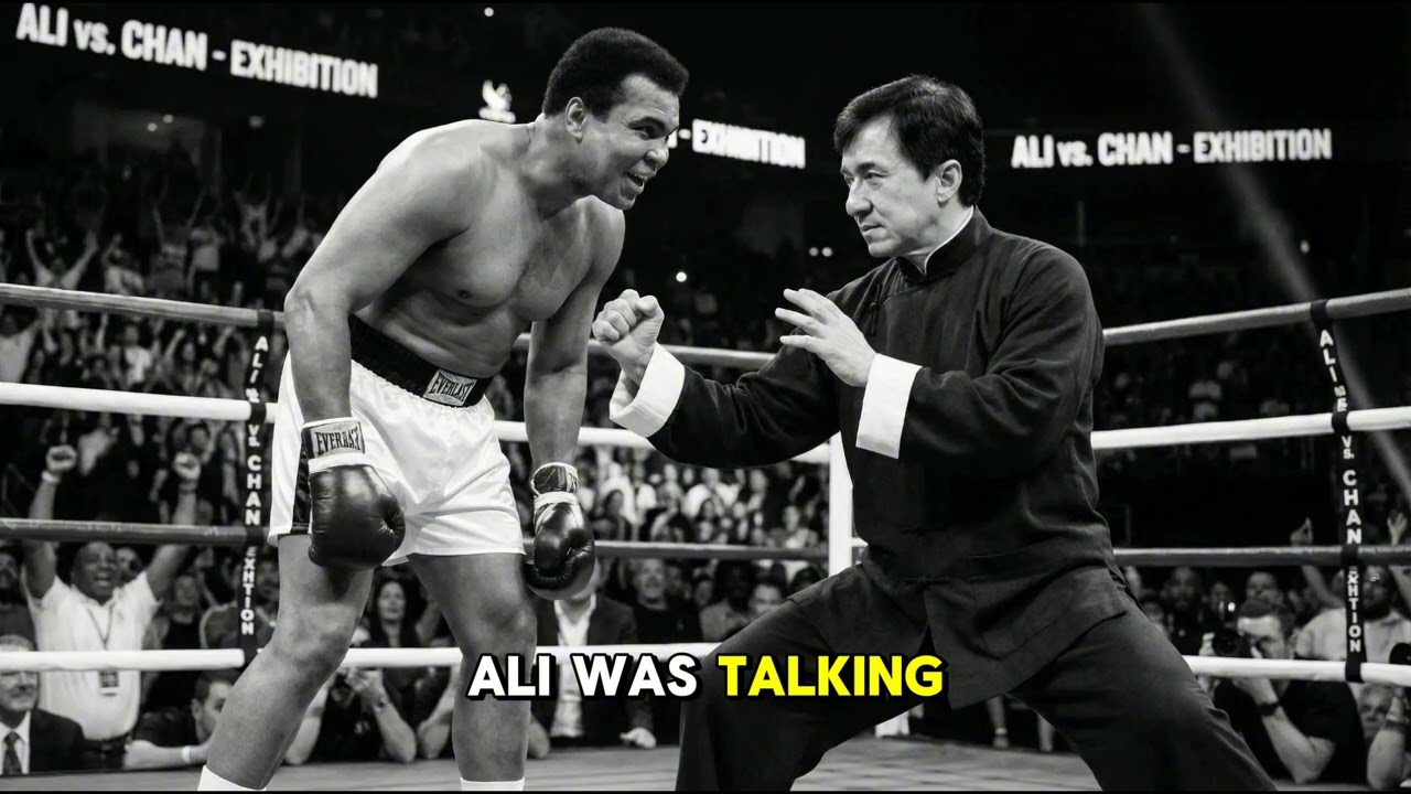 Jackie Chan was called into the ring by Muhammad Ali, and Ali told him ''Hit me''