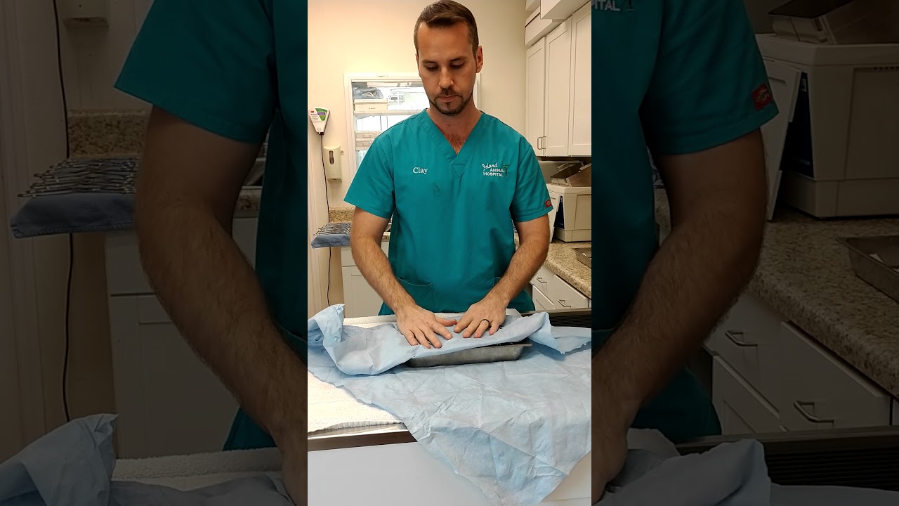 Wrapping surgical pack