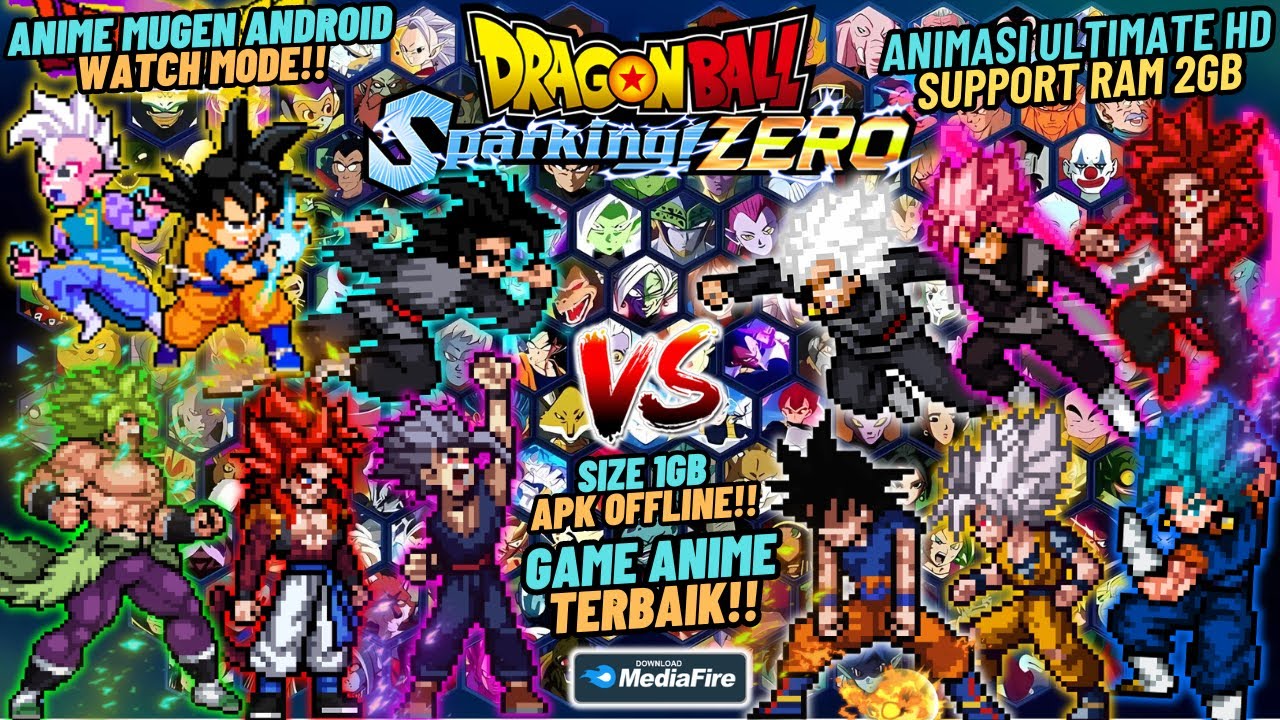 Dragon Ball Sparking Zero Mugen Android 2024 - OFFLINE Watch Mode BEST Characters🔥💯