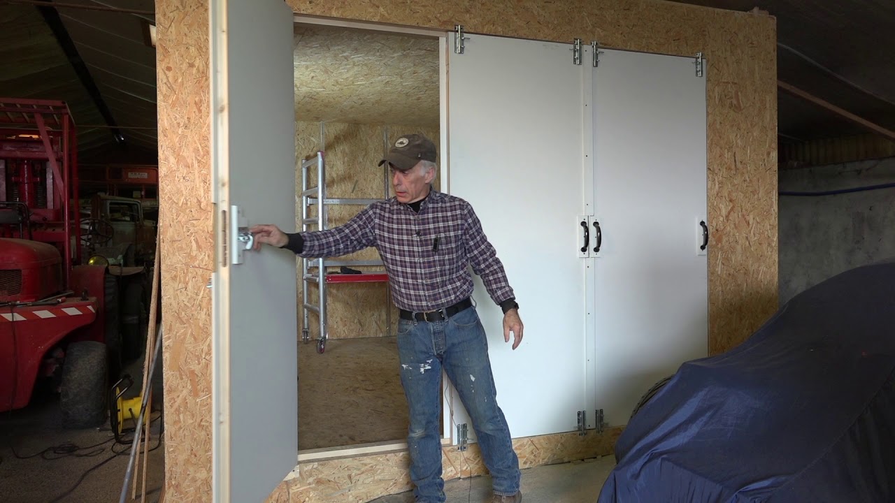 Building your own paint booth  Part  3, doors-insulation-heating-lights