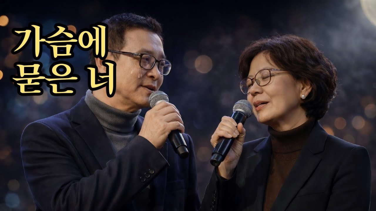 😭가슴에 묻은 너 – 부부 듀엣으로 부르는 눈물의 정통트롯 | 작사 곽의영