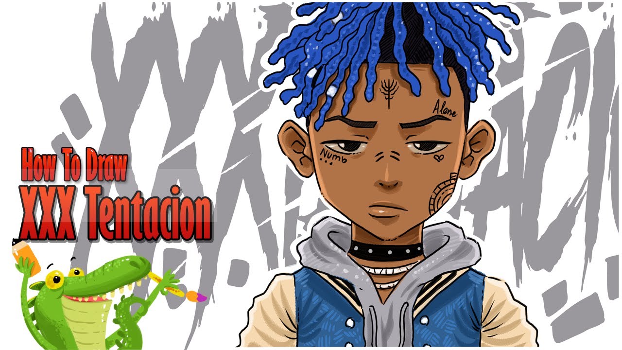 How to draw XXXtentacion Anime