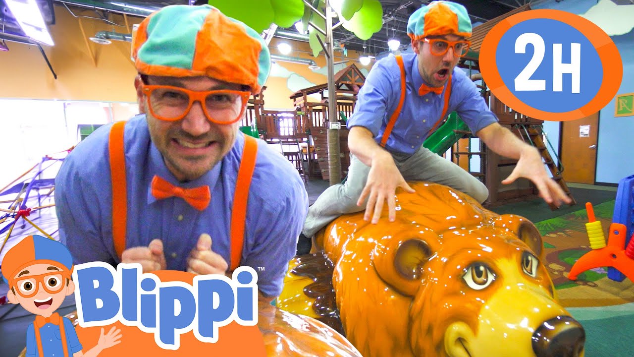 Indoor Playground Silly Fun | BEST OF BLIPPI TOYS | Educational Videos for Kids