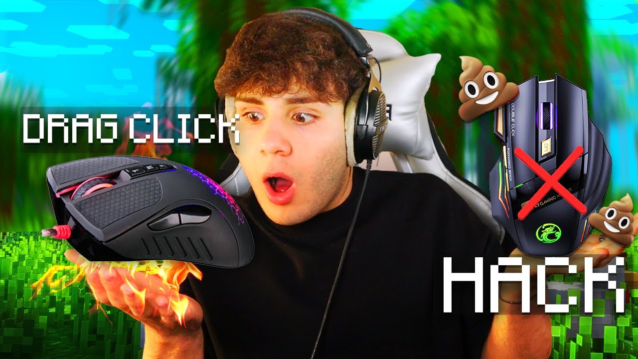MOUSE HACK vs MOUSE DRAGCLICK nelle BEDWARS! - MINECRAFT ITA