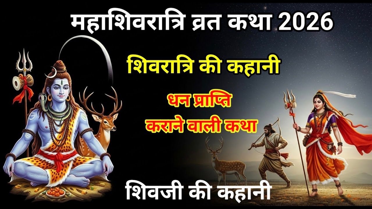 महाशिवरात्रि व्रत कथा 2026 | Mahashivratri Vrat Katha | Shivratri Ki Kahani
