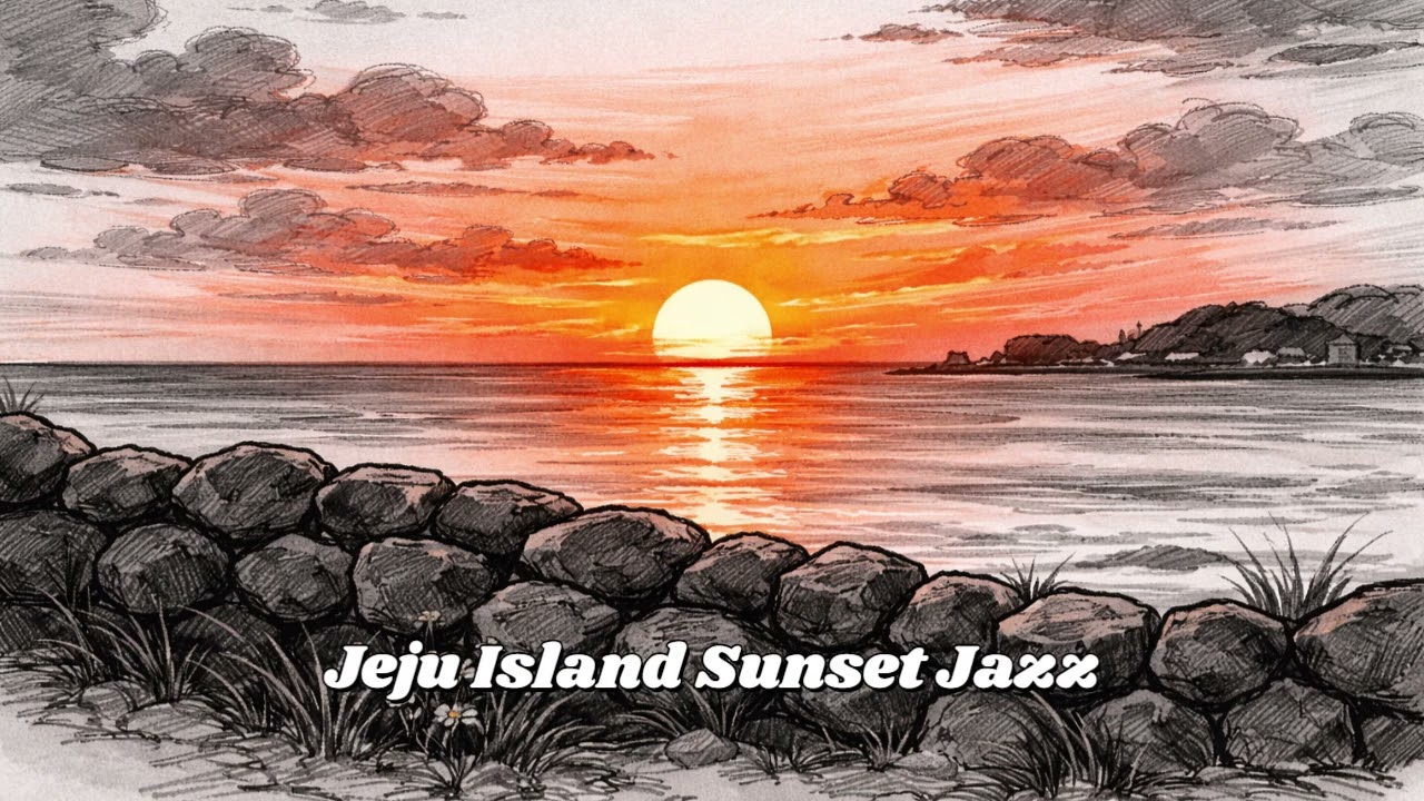 Jeju Island Sunset Jazz | 제주 바다 노을 감성 플레이리스트 (2 Hours)