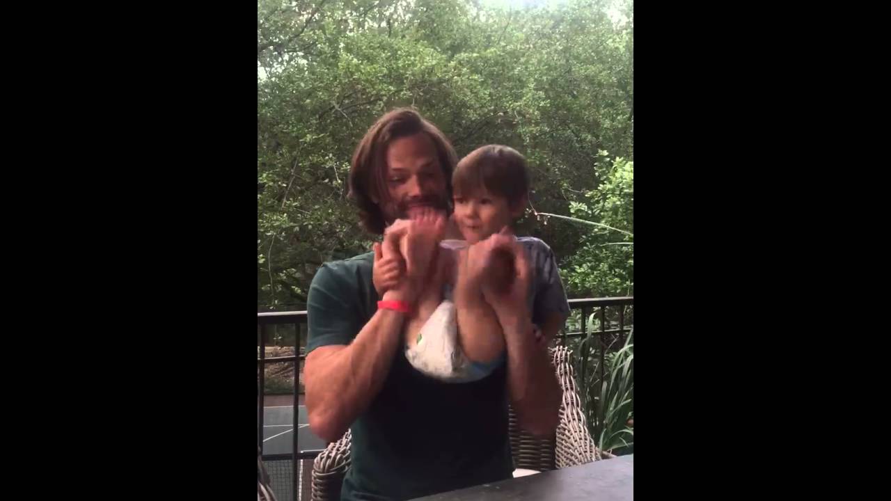 Jared dancing with Shep