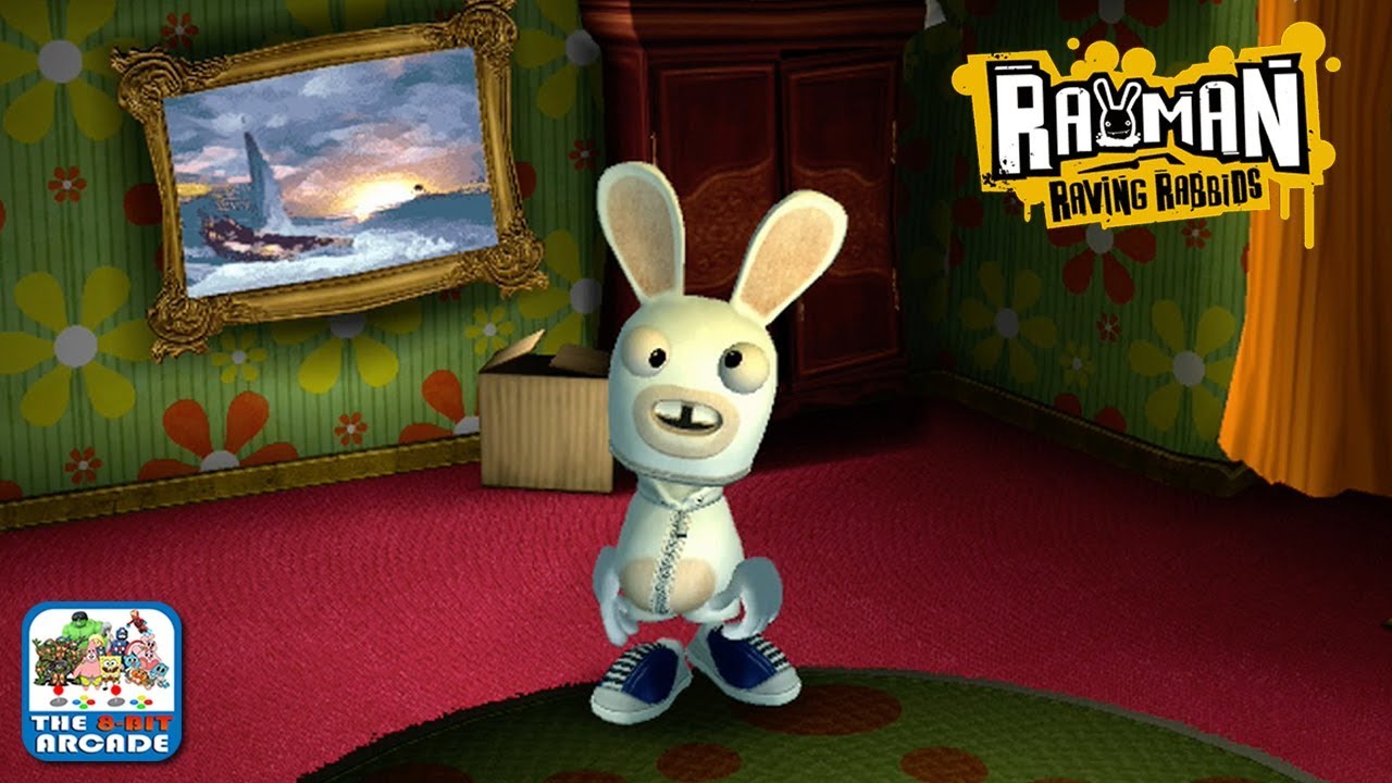 Rayman Raving Rabbids - Rayman becomes a Raving Rabbid (Xbox One/360 Gameplay)