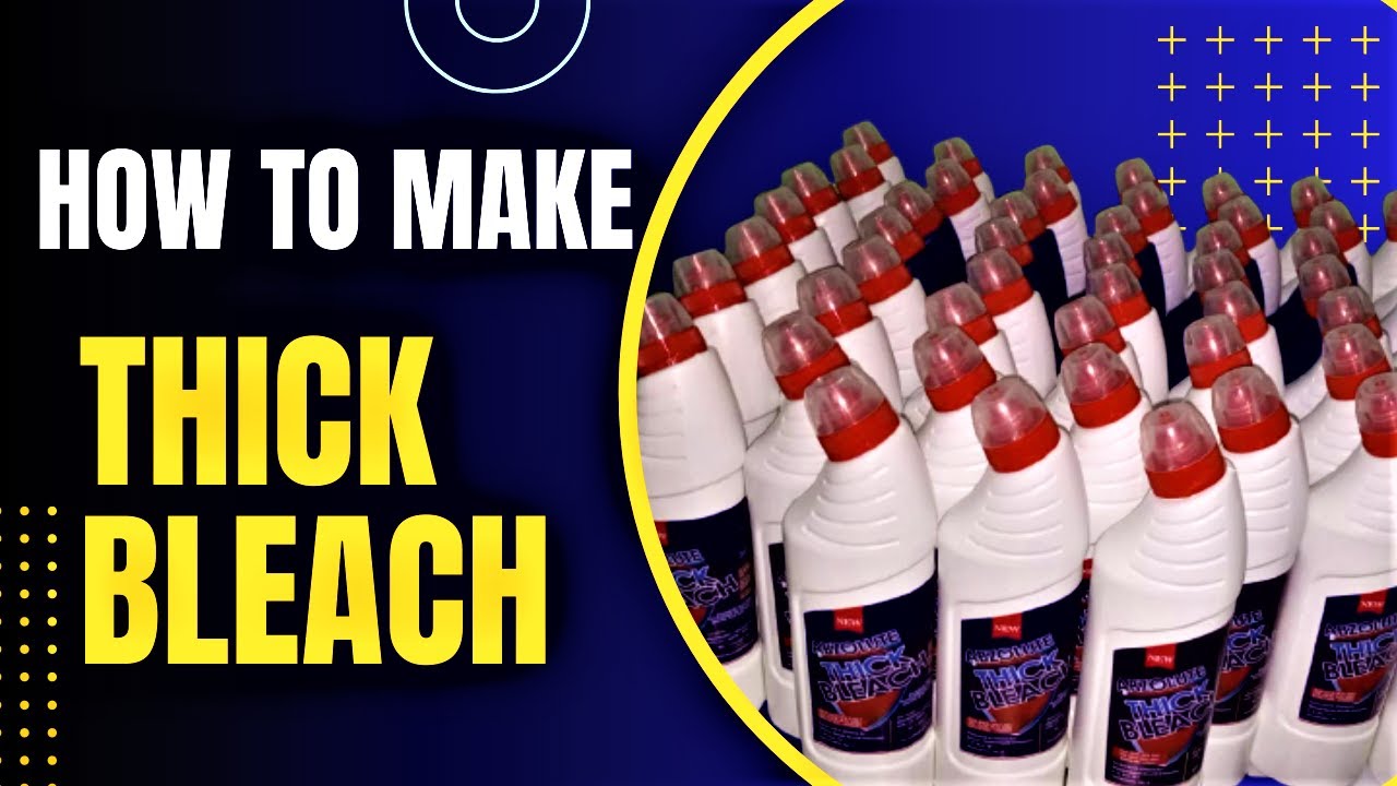 How to make thick bleach for sale (50 Litres)