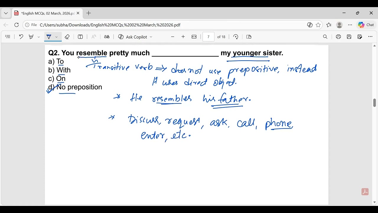 Master English Grammar | MCQs Solved with Clear Rule Explanation