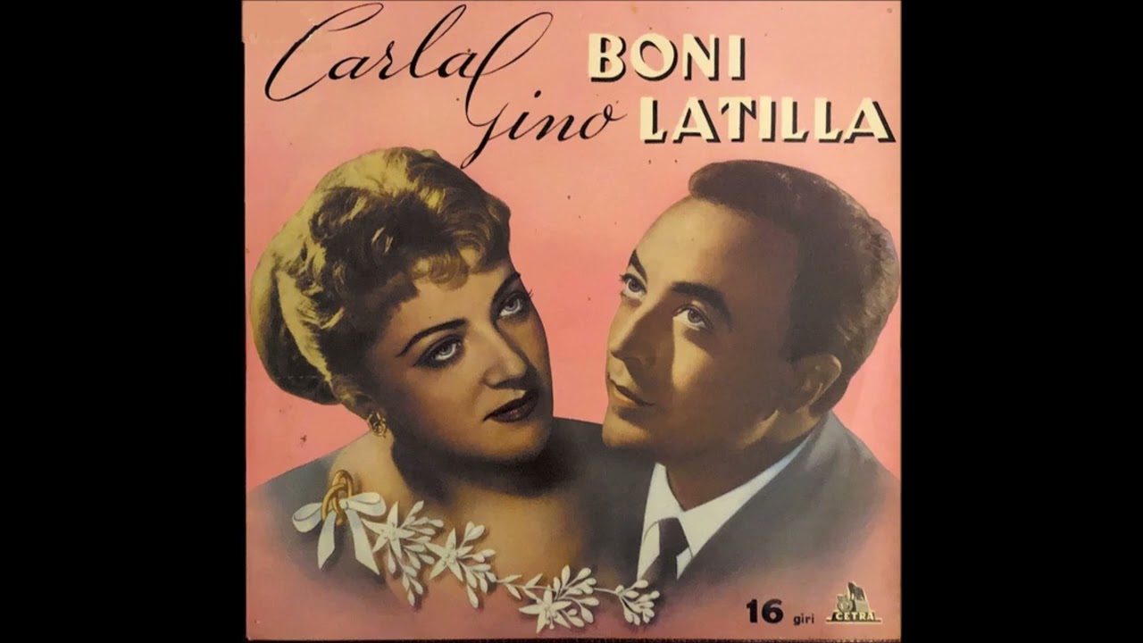 Carla Boni e Gino Latilla con l'Orch . Angelini  - ( 1958)