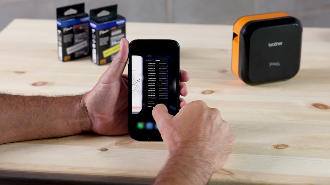 Näin voit ladata ja yhdistää Pro Label Tool App -sovelluksen Brother PT-E720BT -tarratulostimeen