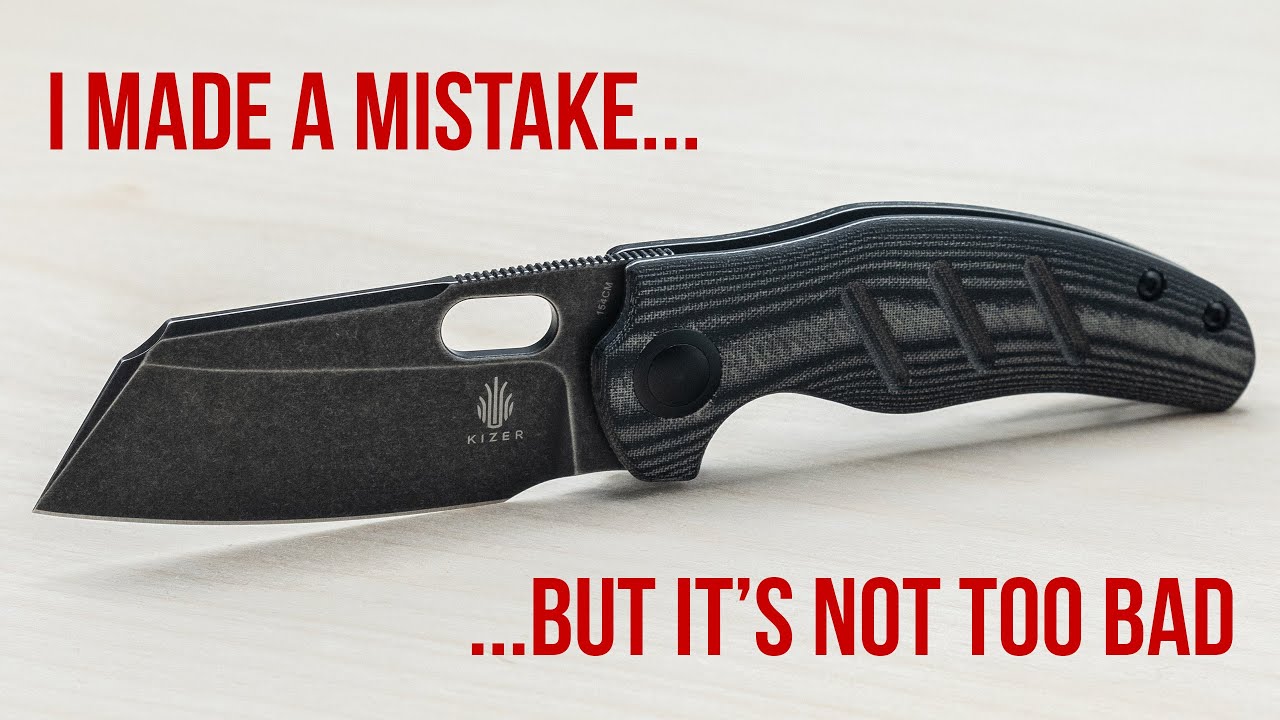 I Ordered The Wrong Knife…And I Kinda Like It! Kizer Mini Sheepdog No-Lock Slip Joint
