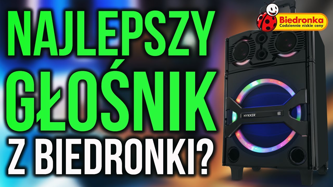 Hykker Outdoor Sound🔊 Test Mega Dużego GŁOŚNIKA z Biedronki 🐞