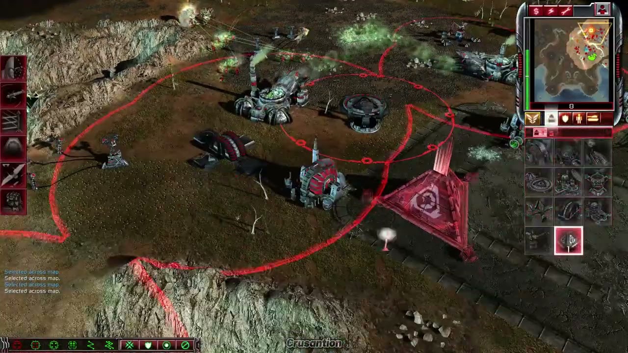 CNC 3 Kane's Wrath Nod vs Brutal AI - Balanced (Steel Talons)