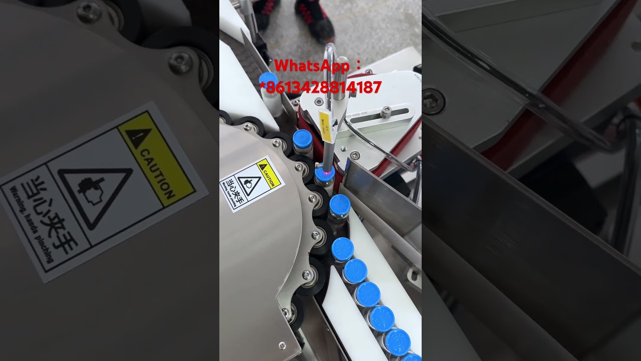 #Vialbottlelabeller, high - speed labeling machine, automatic labeling machine #fillingmachine