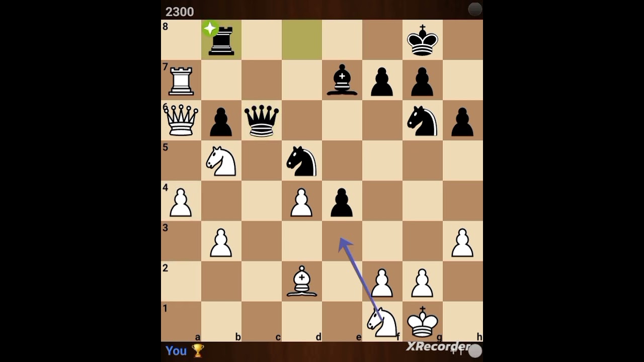 Lawan engine elo 2.300#feedshorts #chess 