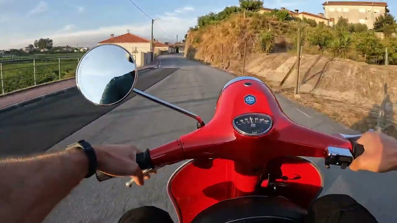 Vespa 125 GTR VNL2T 1974 POV Ride